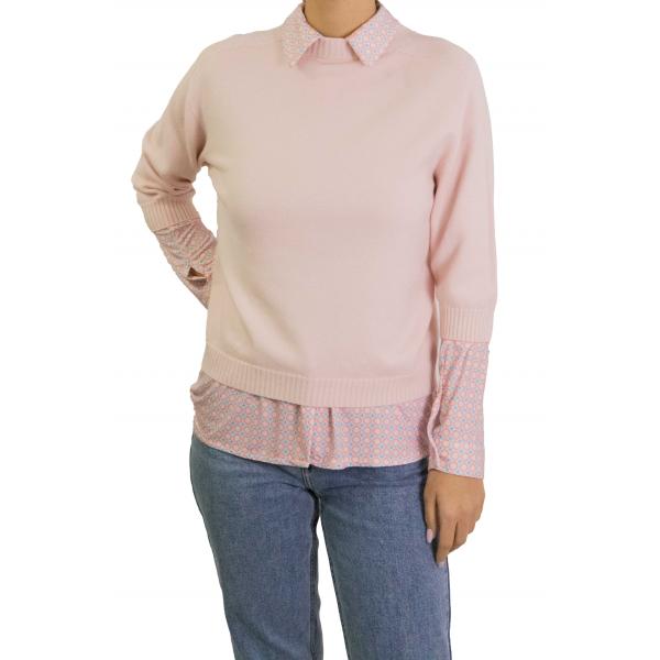 Maglioncino con manica a 3/4 in viscosa 